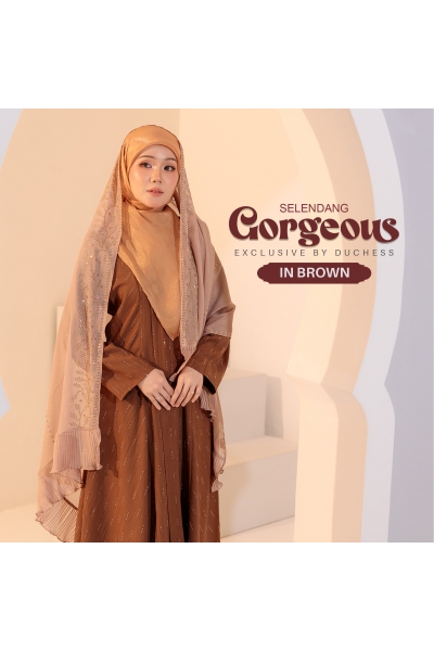 SELENDANG GORGEOUS - BROWN